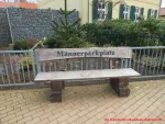Schatztruhe Bank Männerparkplatz