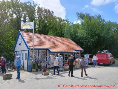 Strandshop Geschäft zur Sommerszeit