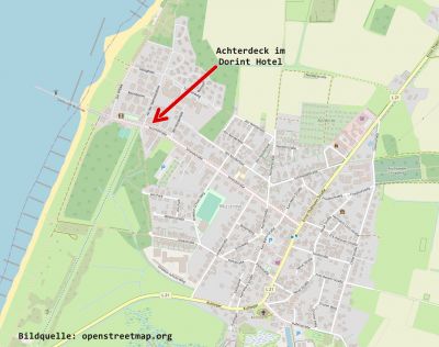 Achterdeck in Ostseebad Wustrow Lageplan