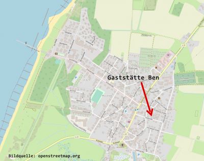 Gaststätte Ben Lageplan