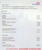 Hotel Deutsches Haus Fischhus Speisekarte