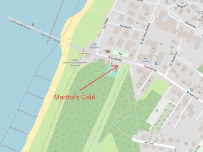 Martha's Café Lageplan