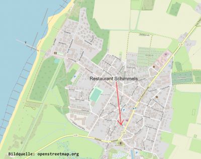 Schimmels Restaurant Lageplan