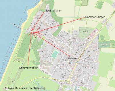 Sommerkino Lageplan