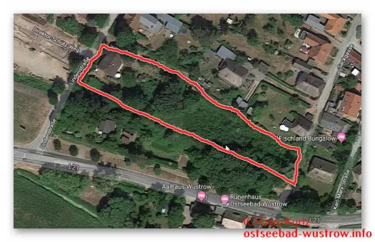 Wustrow Rodelberg Lage bei Google Maps