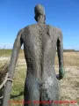 Skulpturenpark Wustrow - Dünner Mann aus Bronze