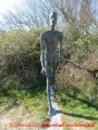 Skulpturenpark Wustrow - Dünner Mann aus Bronze