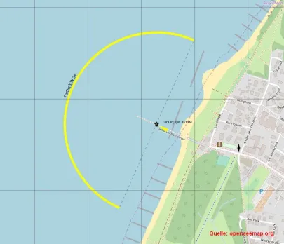 Lageplan Sektorenfeuer