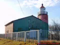 Leuchtfeuer Wustrow - Maschinenhaus und Leuchtturm