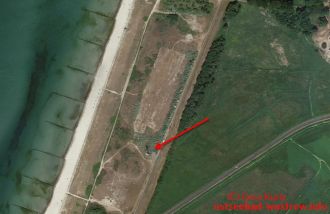 Lageplan des Windrades bei Google Maps