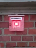 Feuermelder am Haus des Gastes