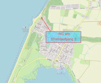 Lage WC am Strandaufgang 2