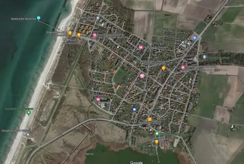 Ostseebad Wustrow Stadtplan Google