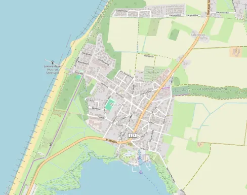 Ostseebad Wustrow Stadtplan OpenStreetMap
