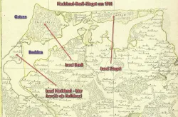Inseln Darß Fischland um 1761