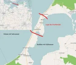 Lage des Fischlandes
