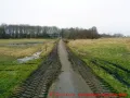 Ostseebad Wustrow verlängerte Parkstraße - breite Reifenspuren